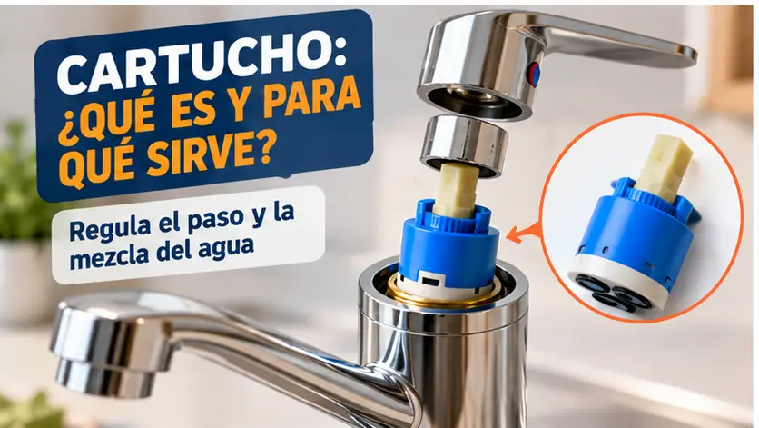 Cartucho de una canilla monocomando y su función