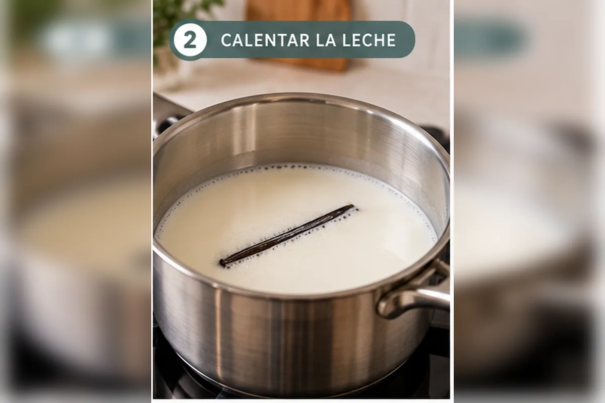 Ingredientes para preparar crema pastelera casera