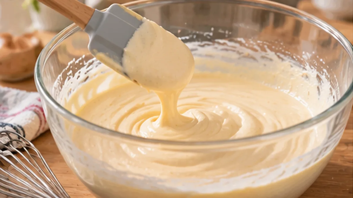 Mezcla cremosa para preparar cheesecake