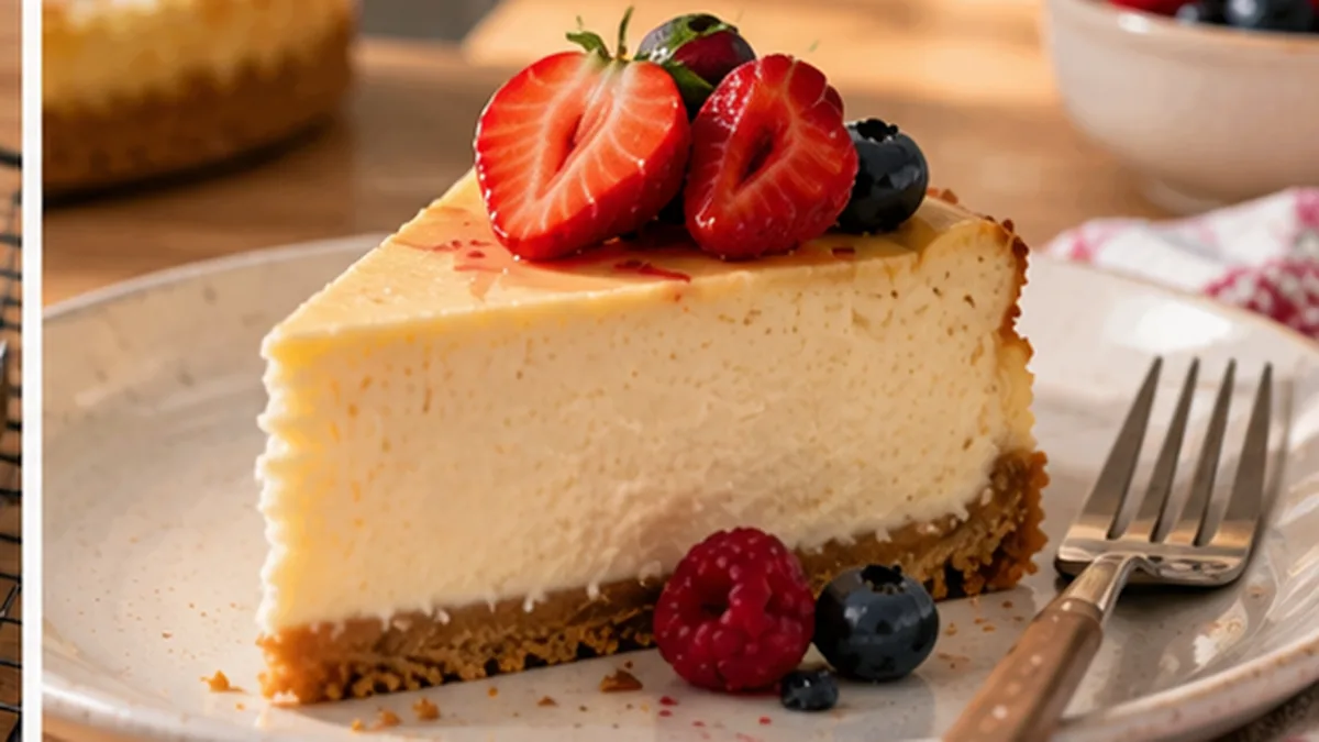 Cheesecake casero fácil y cremoso