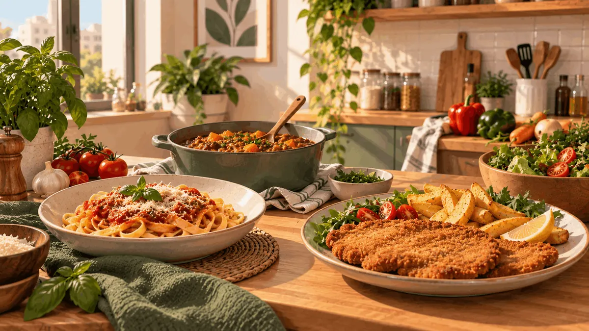 Recetas de platos principales y comidas caseras