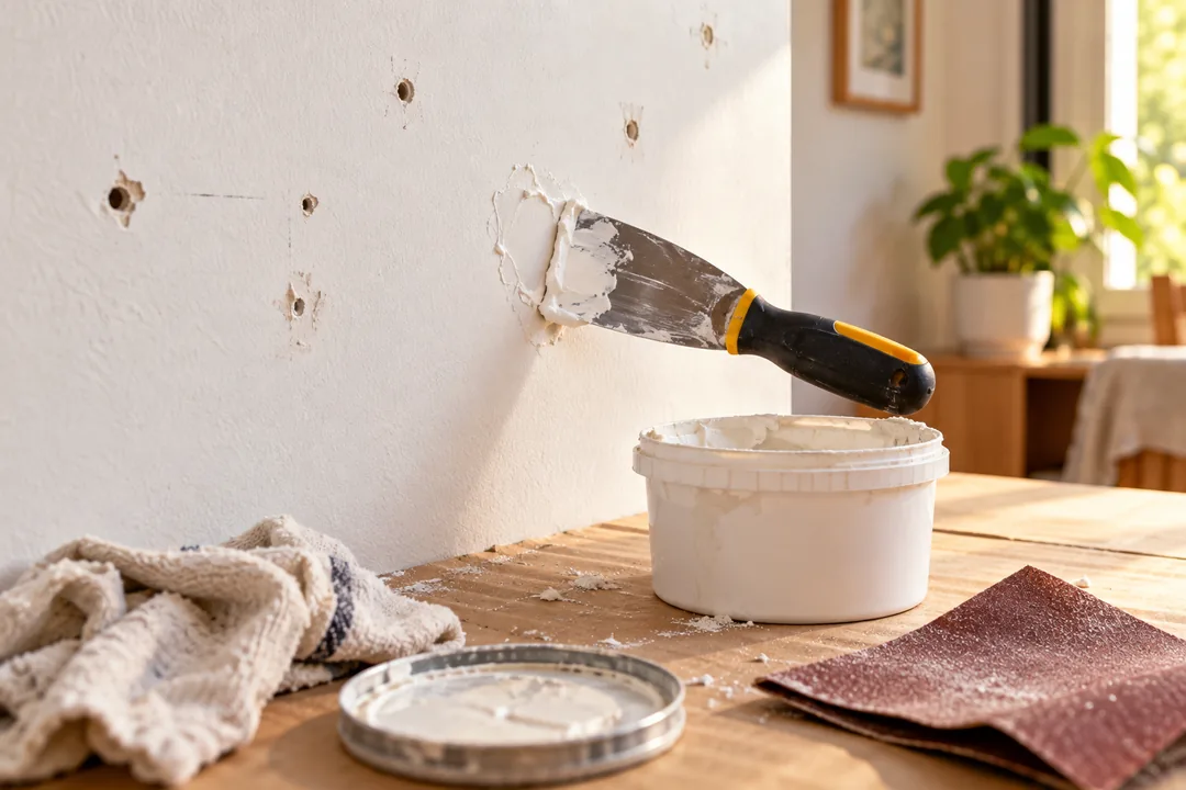 Cómo aplicar enduido en una pared con espátula