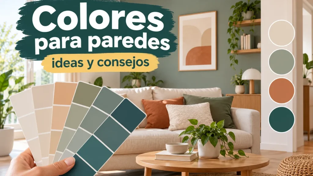 Colores para paredes: cómo elegirlos según tu casa y estilo Colores para paredes y muestras de pintura para elegir un tono